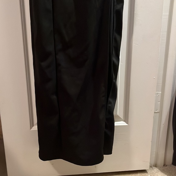 Lulus Long Black Dress Size Medium Spaghetti Strap - Picture 4 of 6